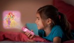Philips Disney "Princess" LED projektors un lukturītis, rozā (baterijas iekļautas)