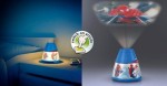 Philips Disney "Spider-Man" LED projektors un nakts gaismiņa.